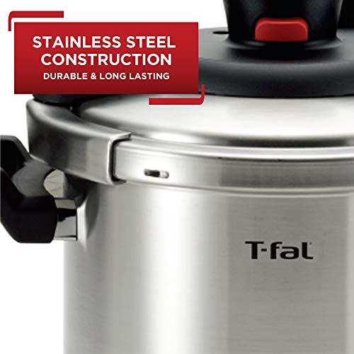 T-fal Clipso Stainless Steel Pressure Cooker - 6.3 Quart