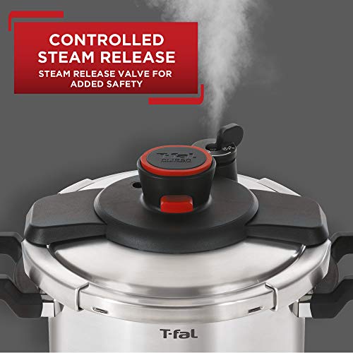 T-fal Clipso Stainless Steel Pressure Cooker - 6.3 Quart