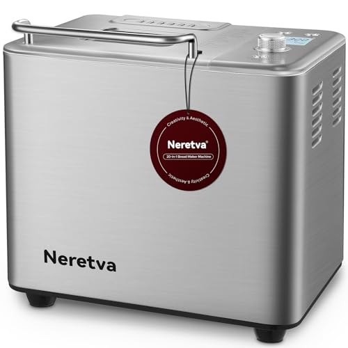 Neretva 20-in-1 Bread Maker: Gluten Free, Digital