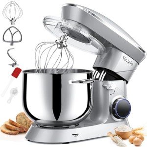 Vezzio 9.5 Qt Kitchen Stand Mixer (Silver)