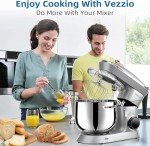 Vezzio 9.5 Qt Kitchen Stand Mixer (Silver)