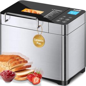 17-in-1 Stainless Steel Bread Maker, XL Size