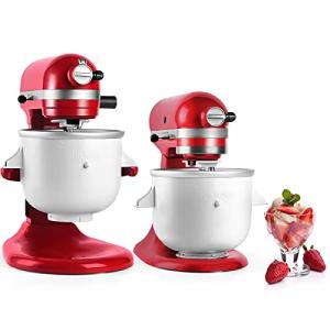 KITCHOOD Ice Cream Maker Attachment for Kitchenaid Stand Mixer