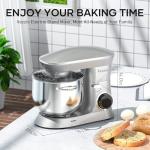 Vezzio 9.5 Qt Kitchen Stand Mixer (Silver)