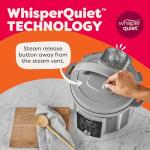 8-Quart Electric Pressure Cooker with 9 Functions