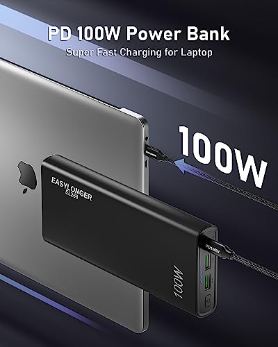 26800mAh Portable Laptop Power Bank with Fast-Charging PD