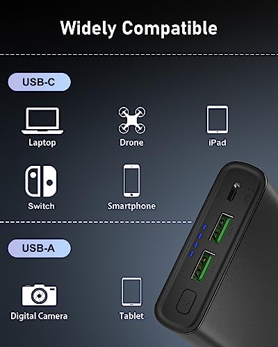 26800mAh Portable Laptop Power Bank with Fast-Charging PD