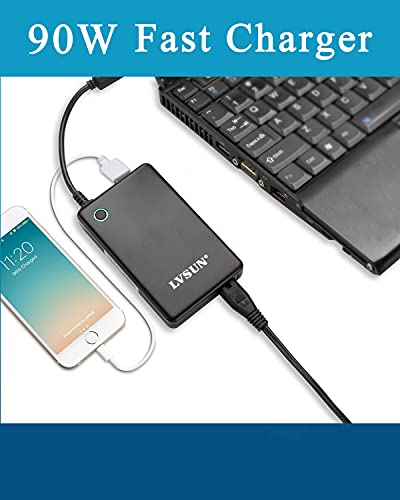 Portable Laptop Charger with USB 90W