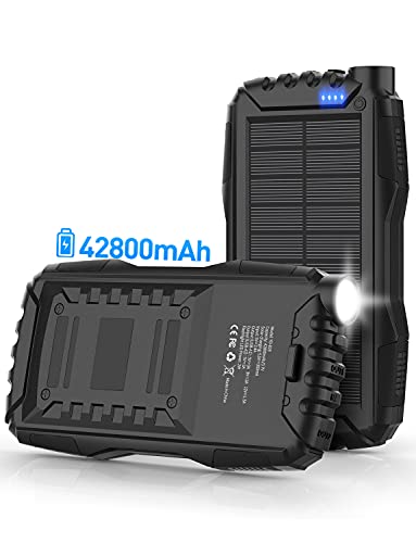 42800mAh Solar Portable Charger with Fast Charging