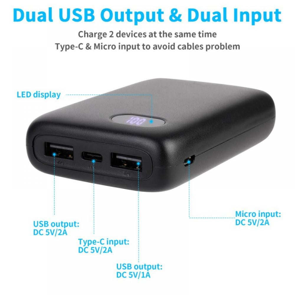 20000mAh Wireless Portable Power Bank with LCD Display