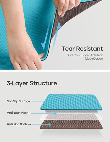 Eco-Friendly Non Slip Yoga Mat with Body Alignment