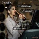 Ayurvedic Pure Copper Water Bottle - 1 Liter