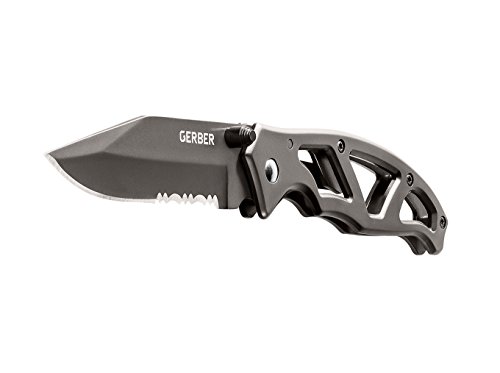 Gerber Paraframe I Folding Pocket Knife, Serrated Edge