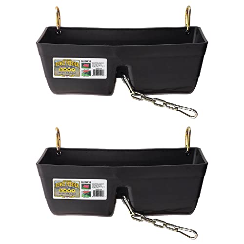 Heavy Duty Plastic Feed Trough Bucket for Livestock