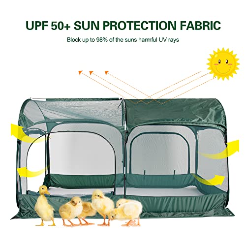 ANC POP Portable Chicken Run - Large, Easy Install