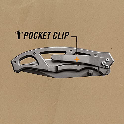 Gerber Paraframe I Folding Pocket Knife, Serrated Edge