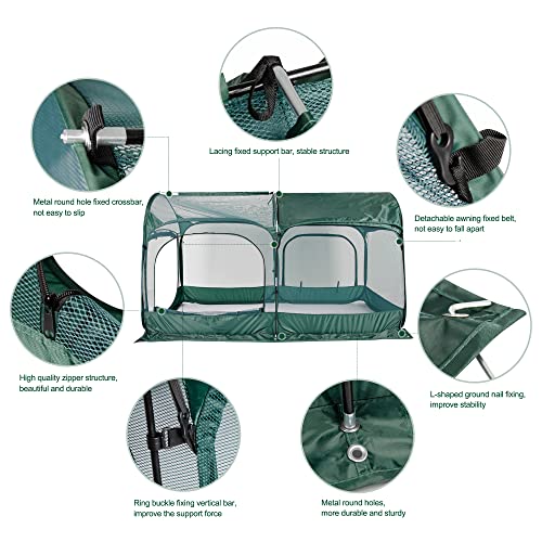 ANC POP Portable Chicken Run - Large, Easy Install