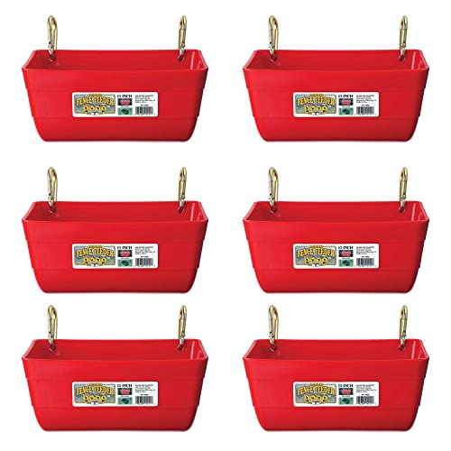6 Pack of Little Giant Red Fence Feeders