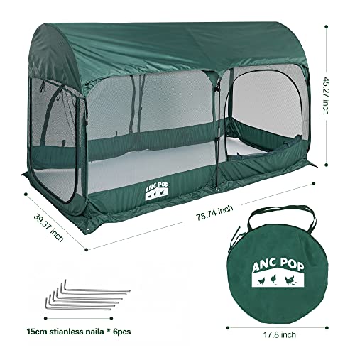 ANC POP Portable Chicken Run - Large, Easy Install