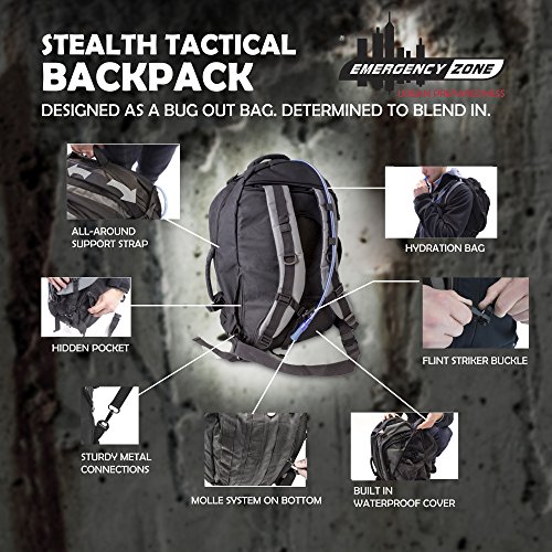 Emergency Zone Stealth Tactical 2 Person Bug-Out Bag