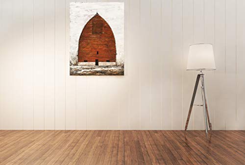 Red Barn Canvas Wall Art - Hand-Painted Homestead Decor
