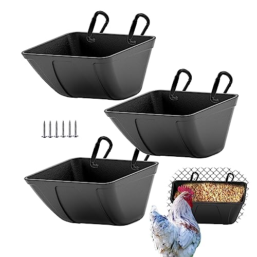 Hanging Chicken Feeder for Homestead Livestock