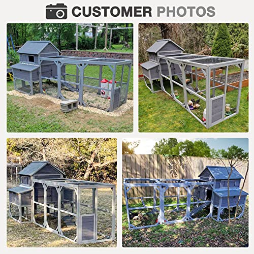 Extra Large Outdoor Chicken Coop for 10 Chickens