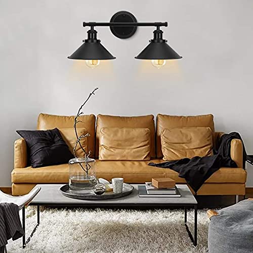 Matte Black Farmhouse Vanity Lighting for Bathroom