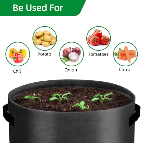 6-Pack Potato Grow Bags - 10 Gallon Planters