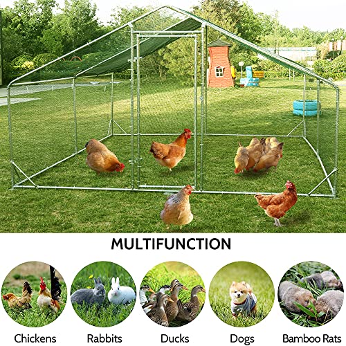 Durable Chicken Coop for Outdoor Homesteading (10' x 13' x 6.5')