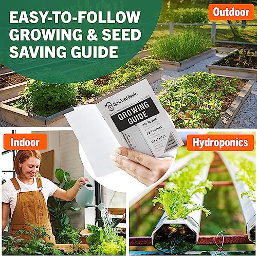 15,000 Non GMO Heirloom Vegetable Seeds - Homesteading Kit