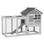 Outdoor Rabbit Hutch with Run, Guinea Pig House