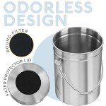 EPICA Stainless Steel Kitchen Composter | 1.3 Gallon