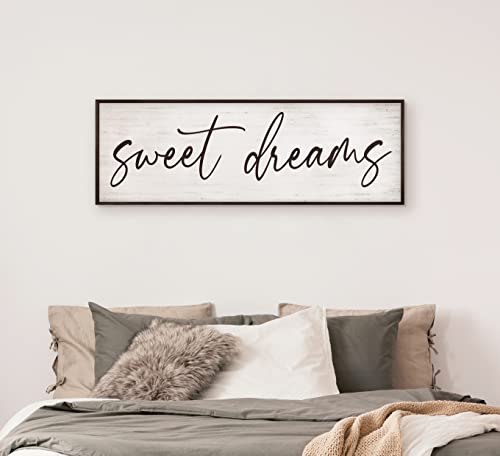 GraceView Bedroom Wall Décor - 42”X15”, Minimalist Canvas