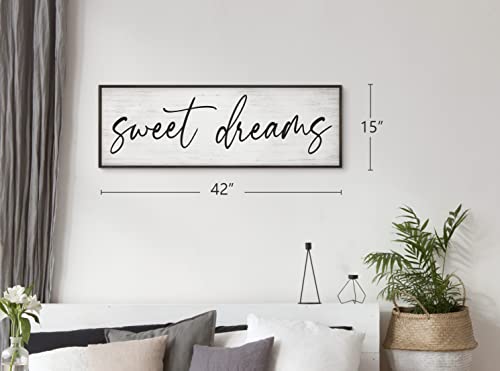 GraceView Bedroom Wall Décor - 42”X15”, Minimalist Canvas