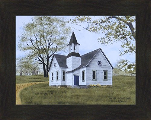 Country Church Steeple: Let Go, Let God