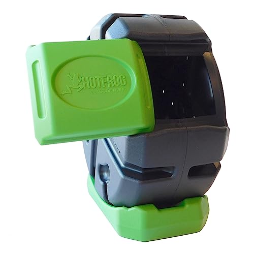 Outdoor 19-Gallon Rolling Tumbling Composter - Rotating Garden Bin