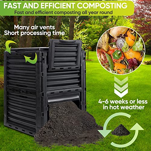 Large BPA-Free Compost Bin for Homesteading