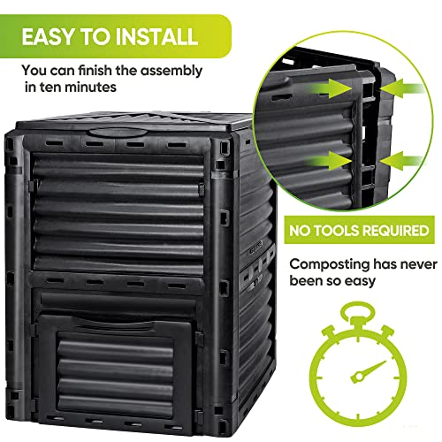 Large BPA-Free Compost Bin for Homesteading