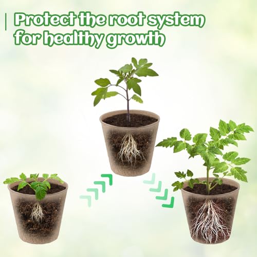 Biodegradable Peat Pots with Plant Markers - Homesteading