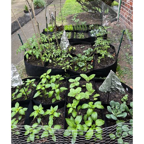 Fabric Raised Garden Bed, 128 Gallon 8 Grids