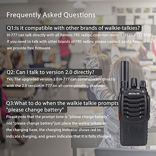 10 Pack Retevis H-777 Long Range Walkie Talkies