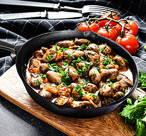 Pre-Seasoned Cast Iron Skillet Set - 3 Piece