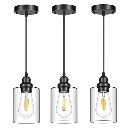 Adjustable Black Pendant Lighting for Homesteading Spaces