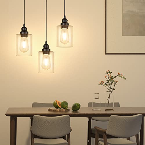 Adjustable Black Pendant Lighting for Homesteading Spaces