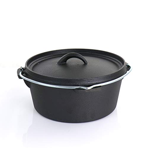 MegaChef Pre-Seasoned Cast Iron Cookware Set, 5 Piece