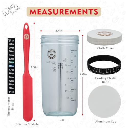 Sourdough Starter Jar Kit | Love What You Bake