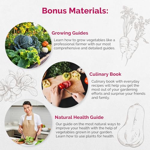 55-Seed Homesteader's Variety Pack: Non-GMO Heirloom Fruits & Vegetables