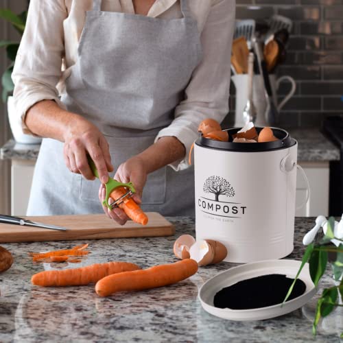 1.3 Gallon Countertop Kitchen Compost Bin
