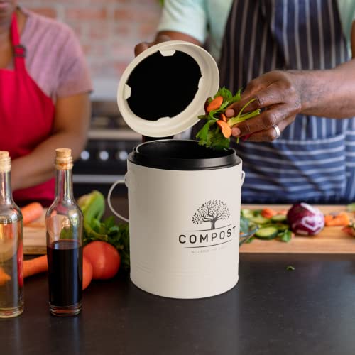 1.3 Gallon Countertop Kitchen Compost Bin